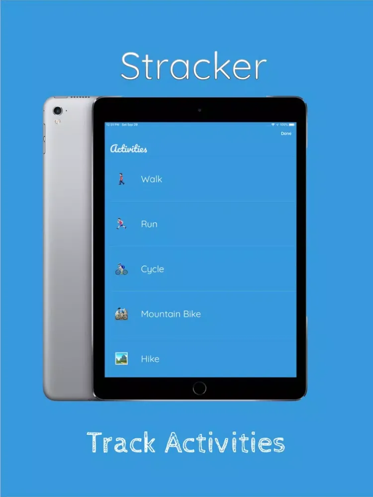 Stracker - Inspire Movement iPad  Screenshots