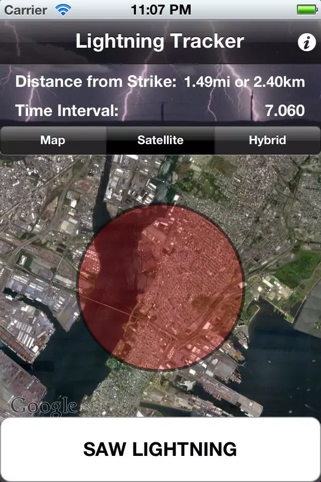 Lightning Tracker Free Ekran Görüntüleri