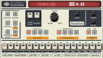 EGDR909 Drum Machine Lite سکرین شاٹس