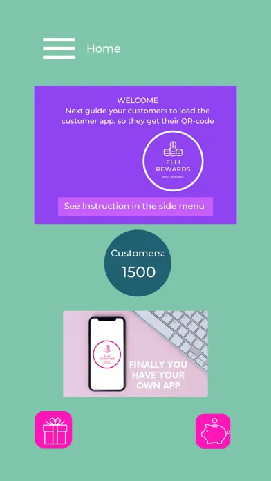 Captures d'écran de Elli Rewards Business