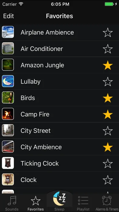 Captures d'écran de Bed Time Sleep Sounds & Nature