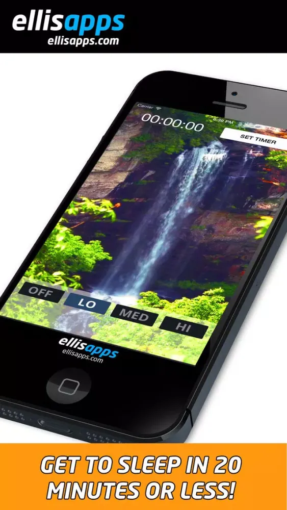 Screenshot di Bed Time Water Fall - White Noise Sleep Sounds
