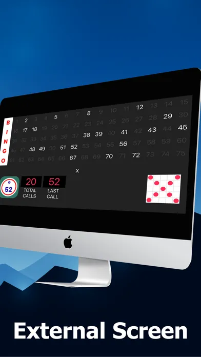 Capturas de tela do Bingo Caller at Home