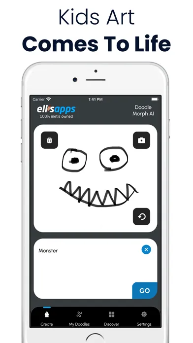Tangkapan skrin Doodle Morph: Draw AI Art