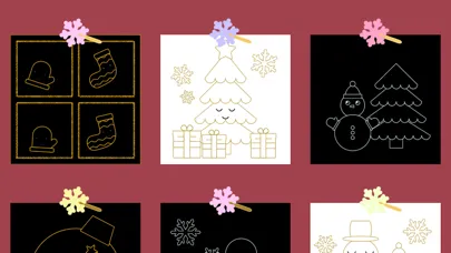 Capturas de tela do Christmas Coloring Kid Toddler