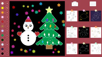 Capturas de tela do Christmas Coloring Kid Toddler