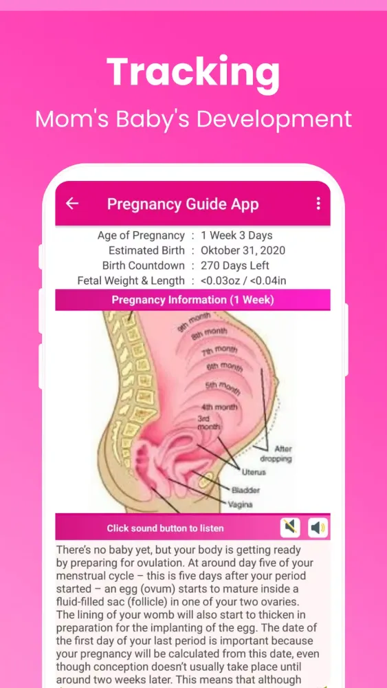 Pregnancy Guide - A Mom Screenshots