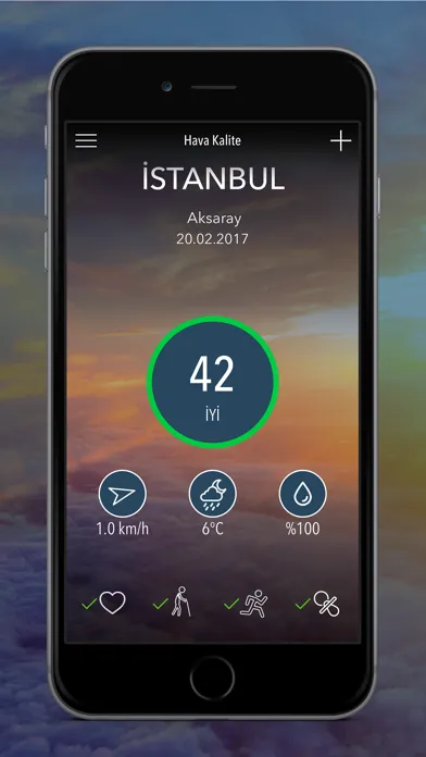 Tangkapan skrin Hava Kalite İzleme