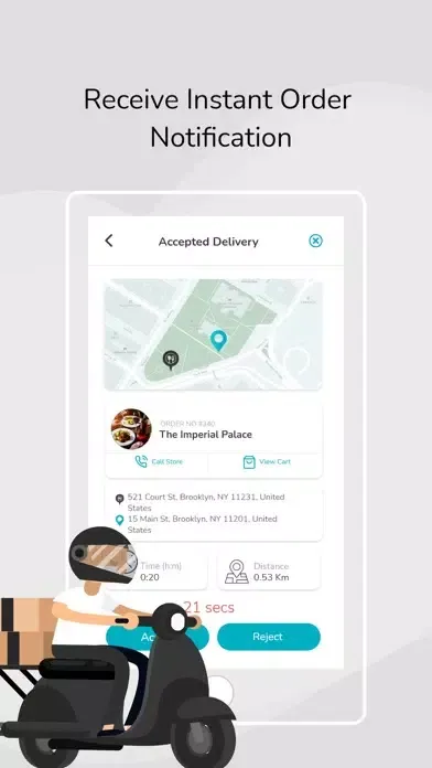 Screenshot di EDelivery Provider