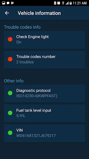 Obd Harry - ELM car scanner スクリーンショット