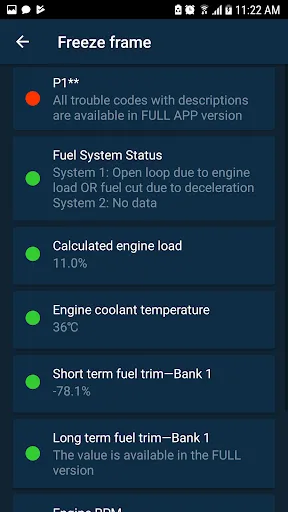 Obd Harry - ELM car scanner スクリーンショット