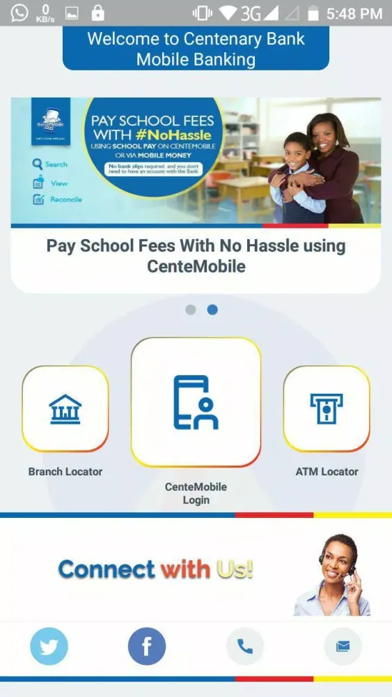 Capturas de pantalla de CenteMobile