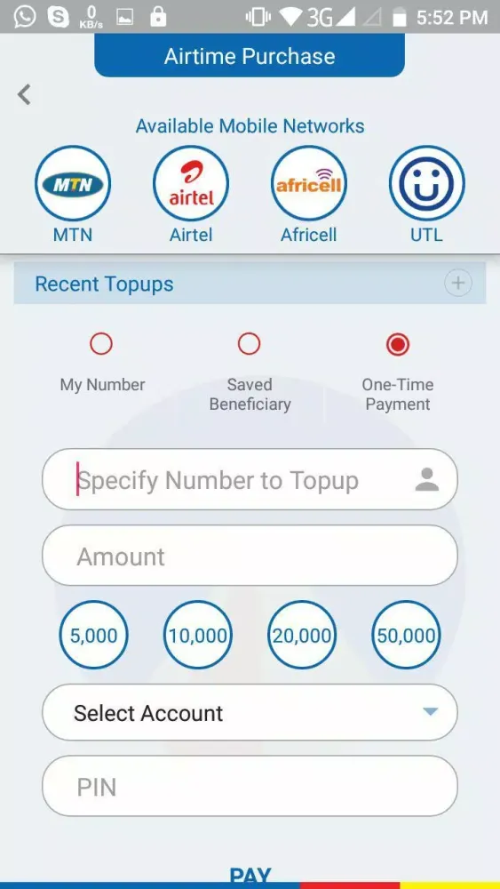 Capturas de pantalla de CenteMobile