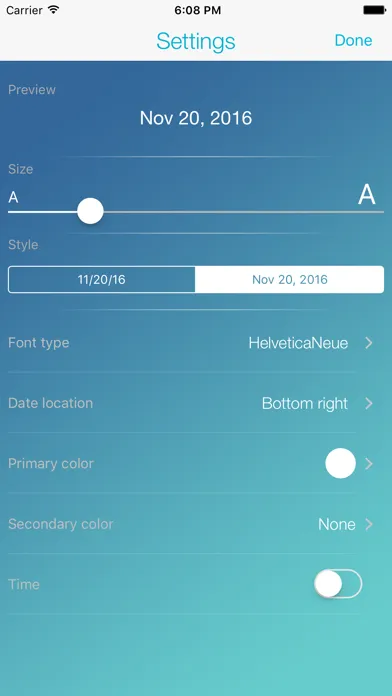Screenshot di Video With Date (Time Stamp Your Videos)
