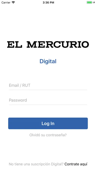 El Mercurio 스크린샷