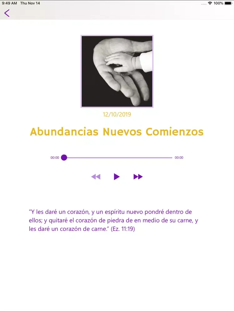 Iglesia El Milagro iPad  Screenshots