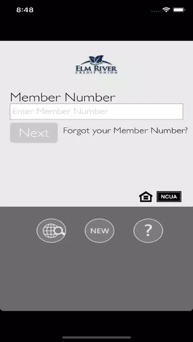 Elm River CU Mobile App Screenshots