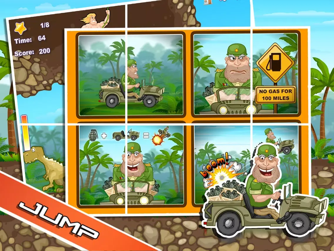 Army Jeep Jump! - Skill Adventure iPad  স্ক্রিনশট