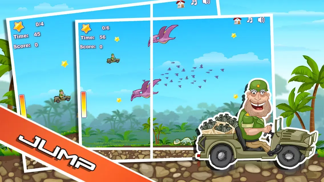 Army Jeep Jump! - Skill Adventure স্ক্রিনশট