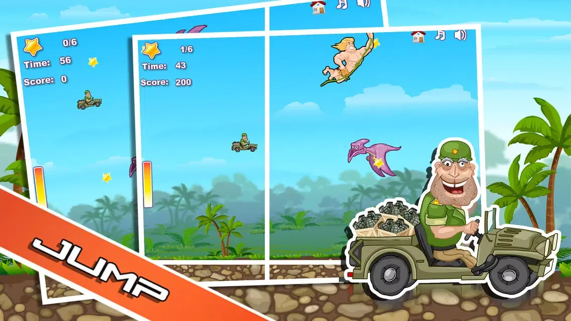 Army Jeep Jump! - Skill Adventure স্ক্রিনশট