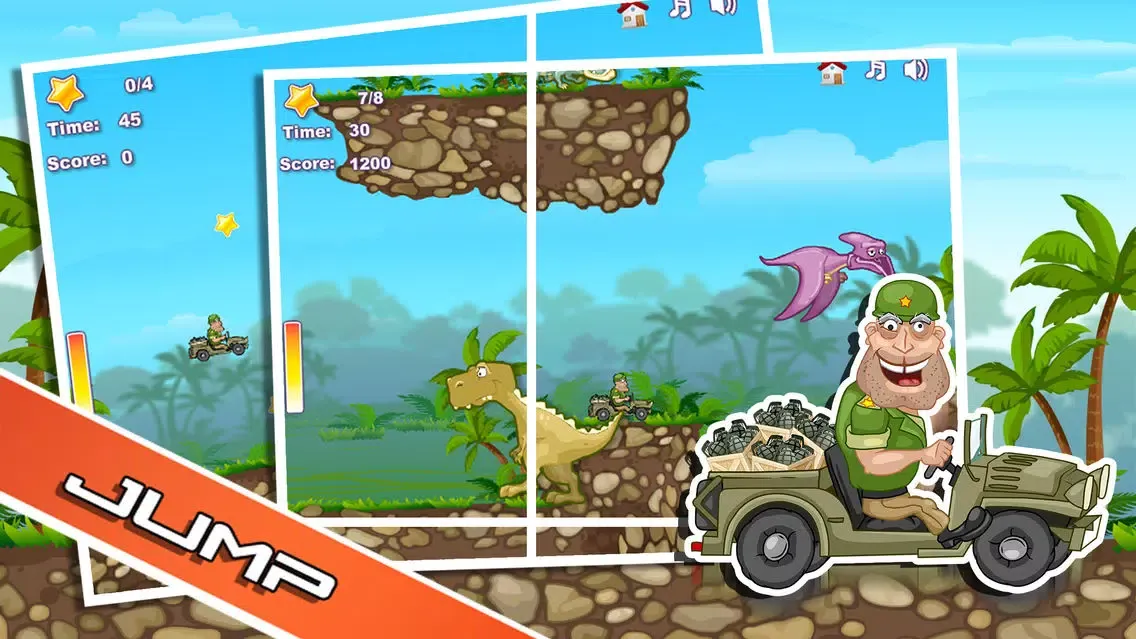 Army Jeep Jump! - Skill Adventure স্ক্রিনশট