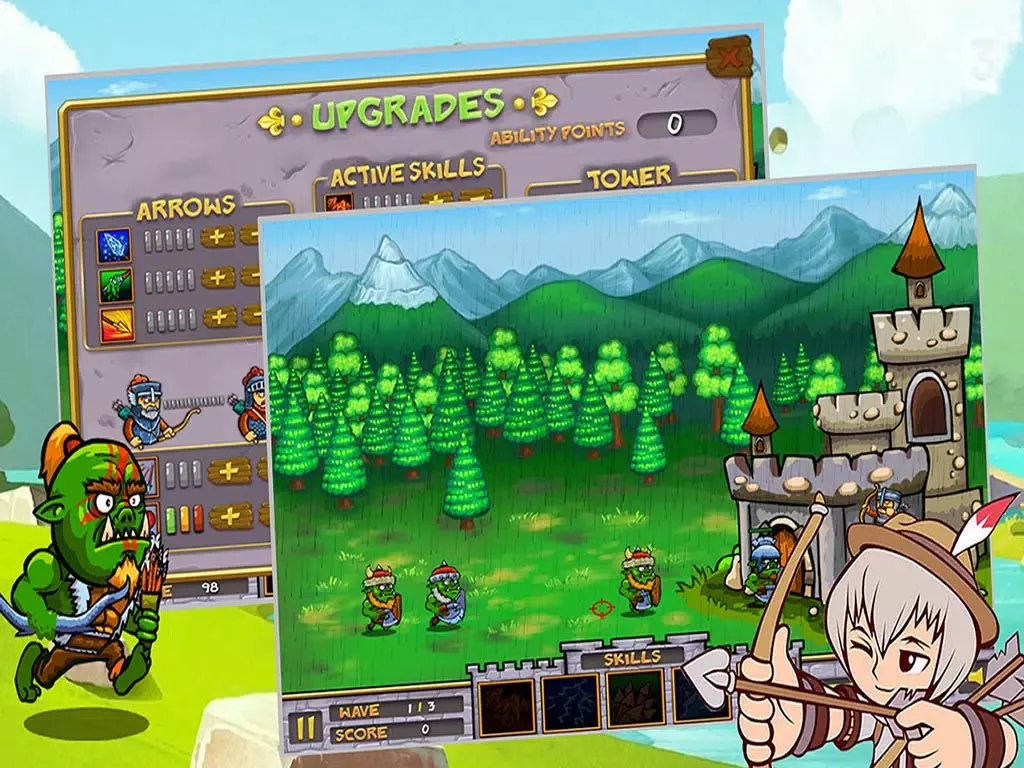 Castle Archery Hero iPad 应用截图