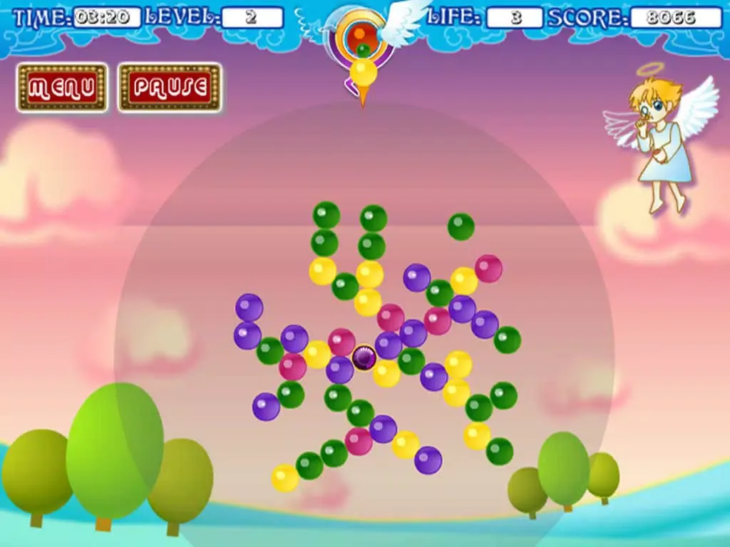 Скриншоты Bubble Angel iPad 