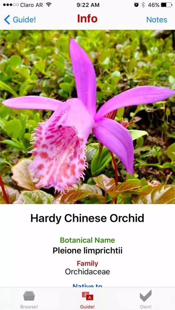 Скриншоты Orchids Guide!