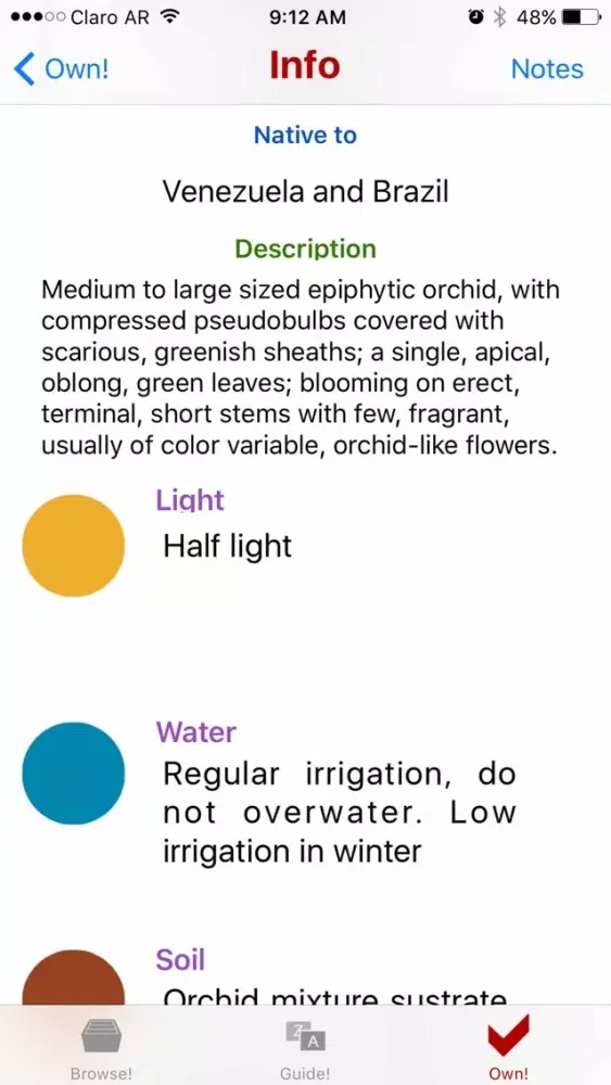 Скриншоты Orchids Guide!