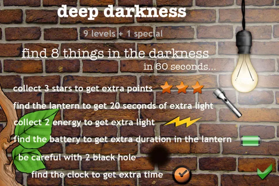 Capturas de tela do Hidden objects: Things in the darkness FREE!