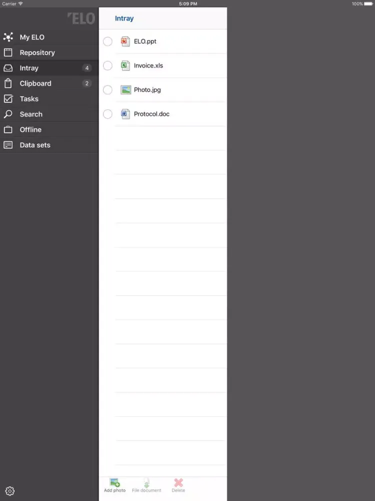 ELO 9 for Mobile Devices iPad 应用截图