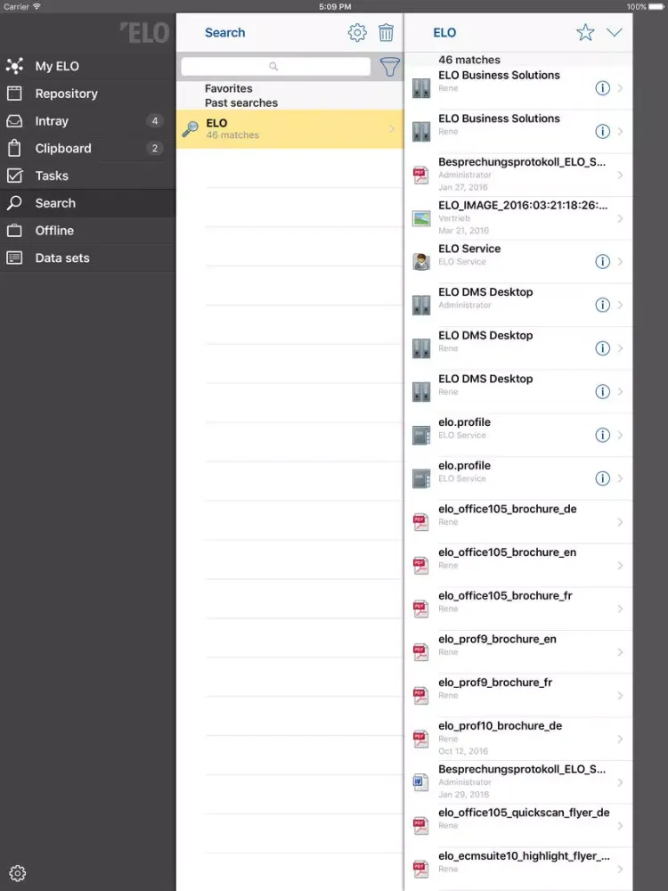 ELO 9 for Mobile Devices iPad 应用截图