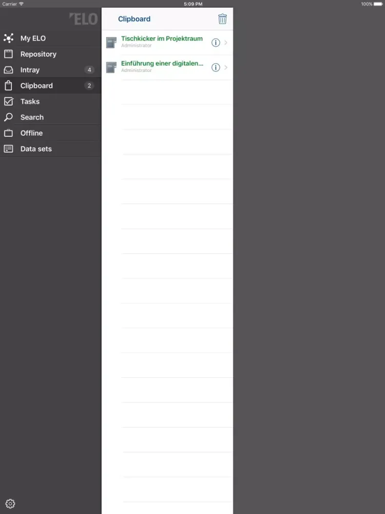 ELO 9 for Mobile Devices iPad 应用截图