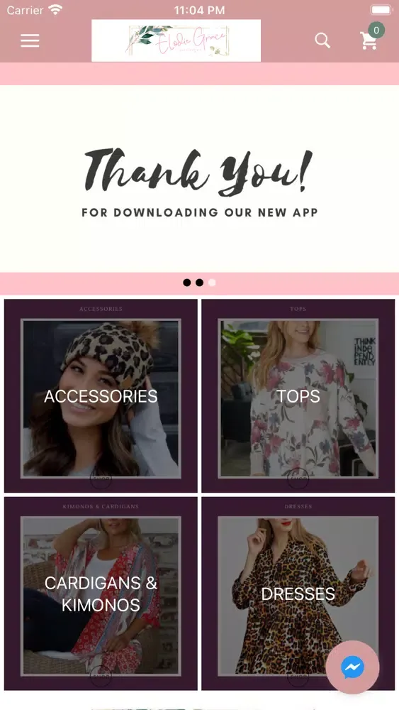 Zrzuty ekranu Elodie Grace Boutique