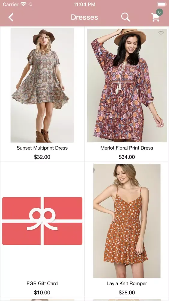 Zrzuty ekranu Elodie Grace Boutique