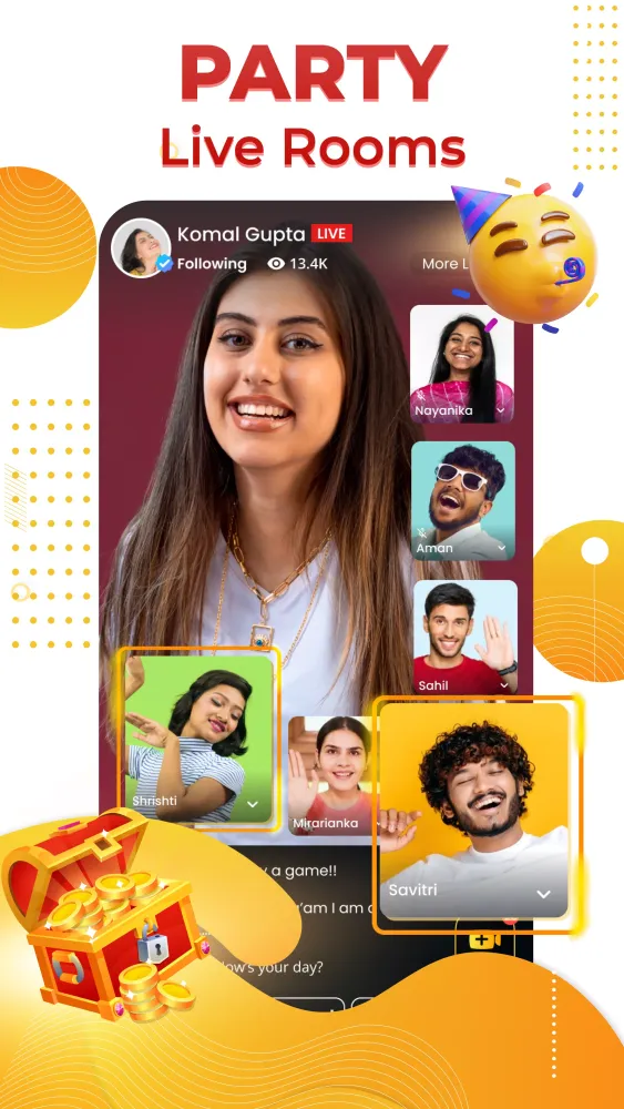 Eloelo: Live Chatroom & Games Screenshots