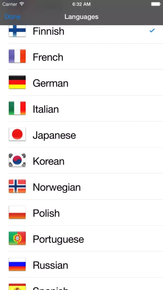 Zrzuty ekranu Finnish Translator