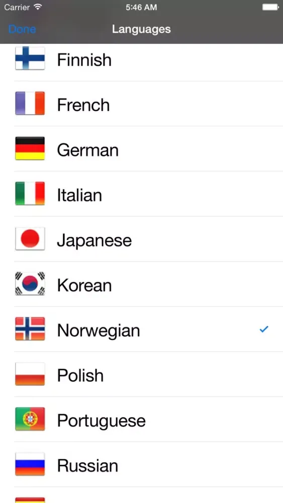 Capturas de pantalla de Norwegian Translator