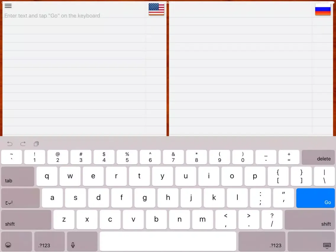 Скриншоты Russian Translator iPad 