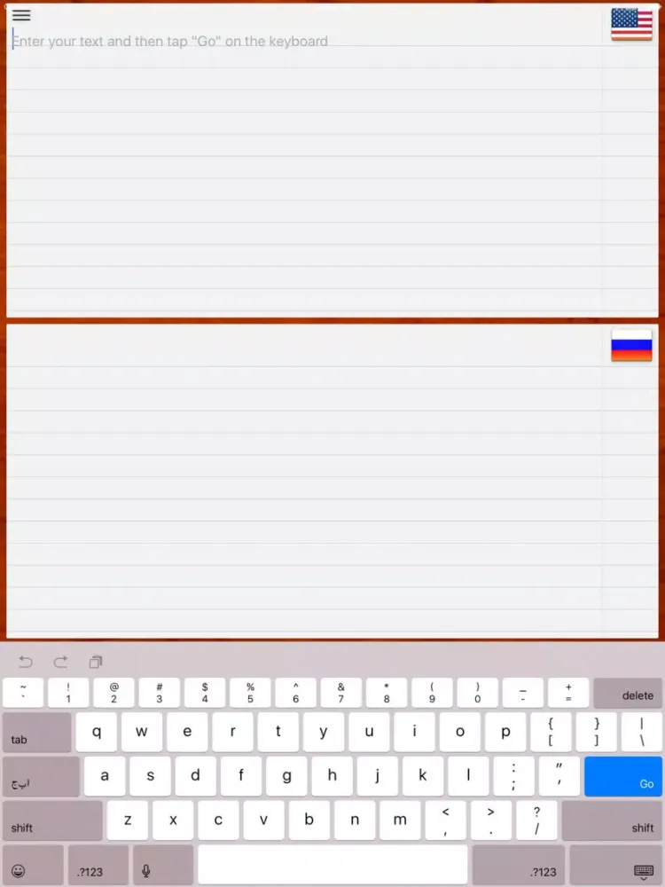 Скриншоты Russian Translator iPad 