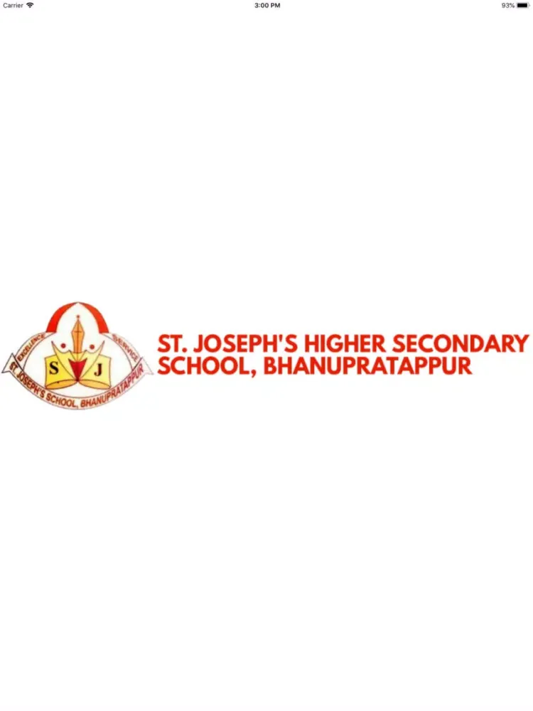 Ảnh chụp màn hình của St Josephs HSS Bhanupratappur iPad 