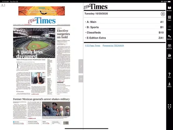El Paso Times eEdition iPad  스크린샷