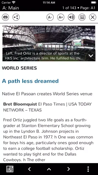 El Paso Times eEdition 스크린샷