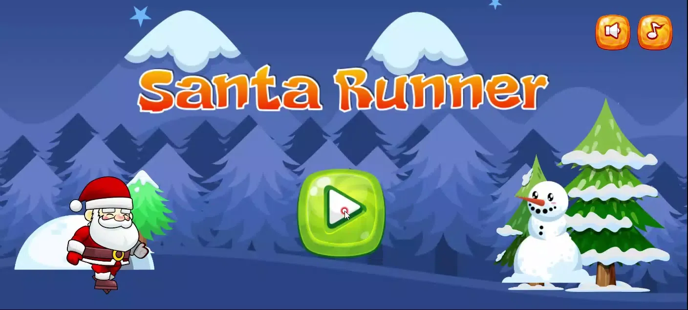 Zrzuty ekranu Santa Runner