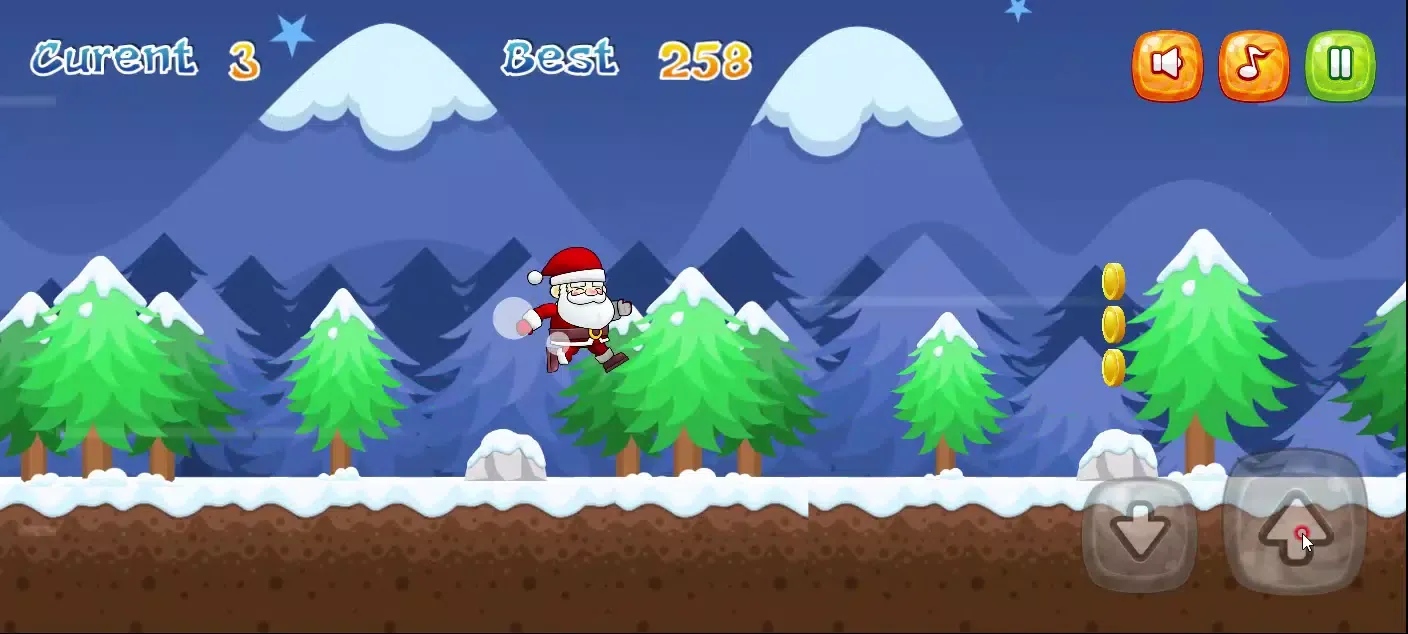 Zrzuty ekranu Santa Runner