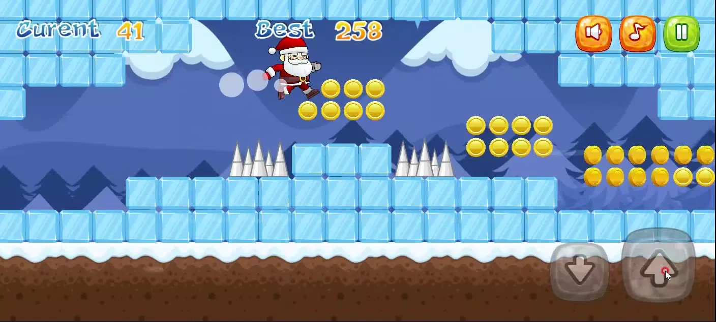 Zrzuty ekranu Santa Runner