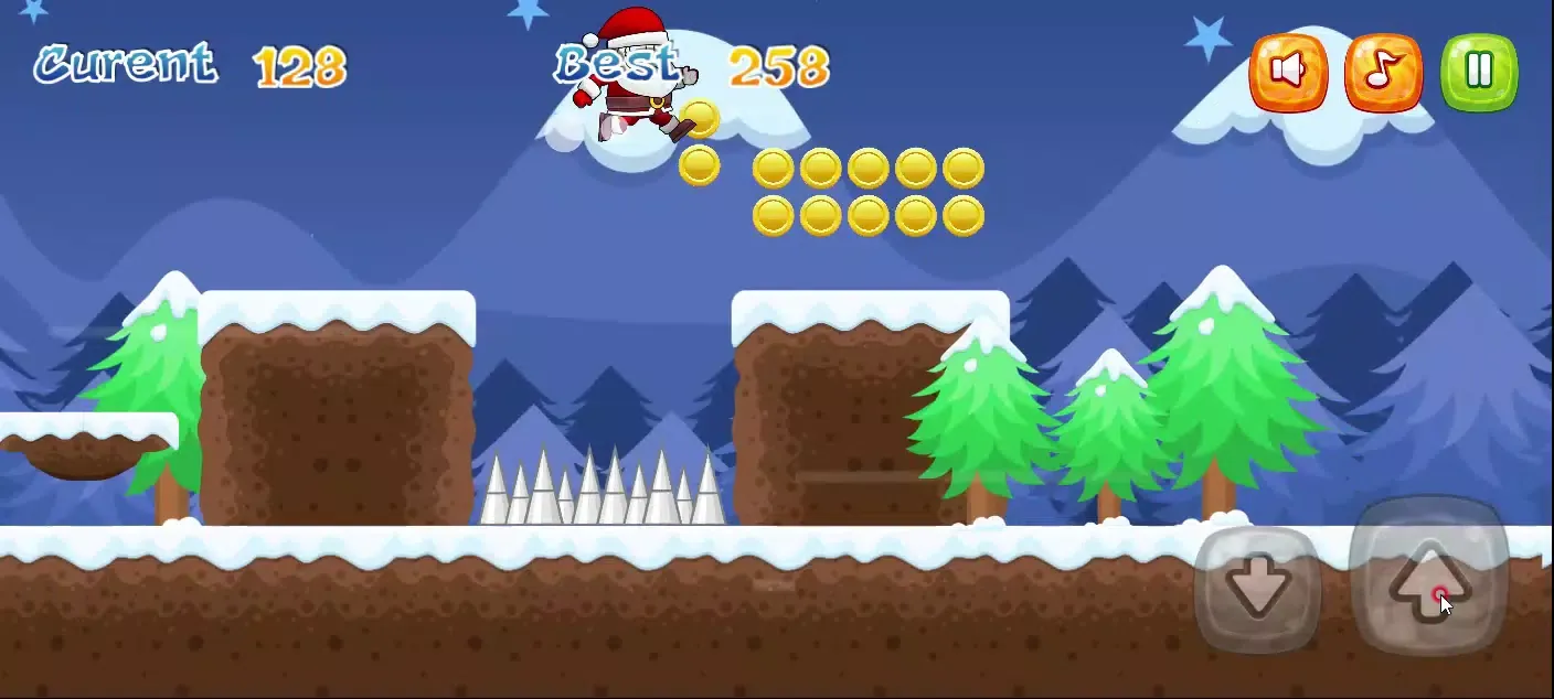 Zrzuty ekranu Santa Runner