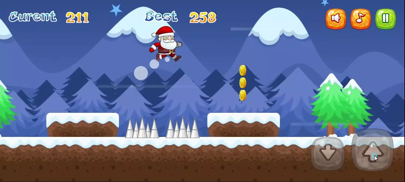 Zrzuty ekranu Santa Runner