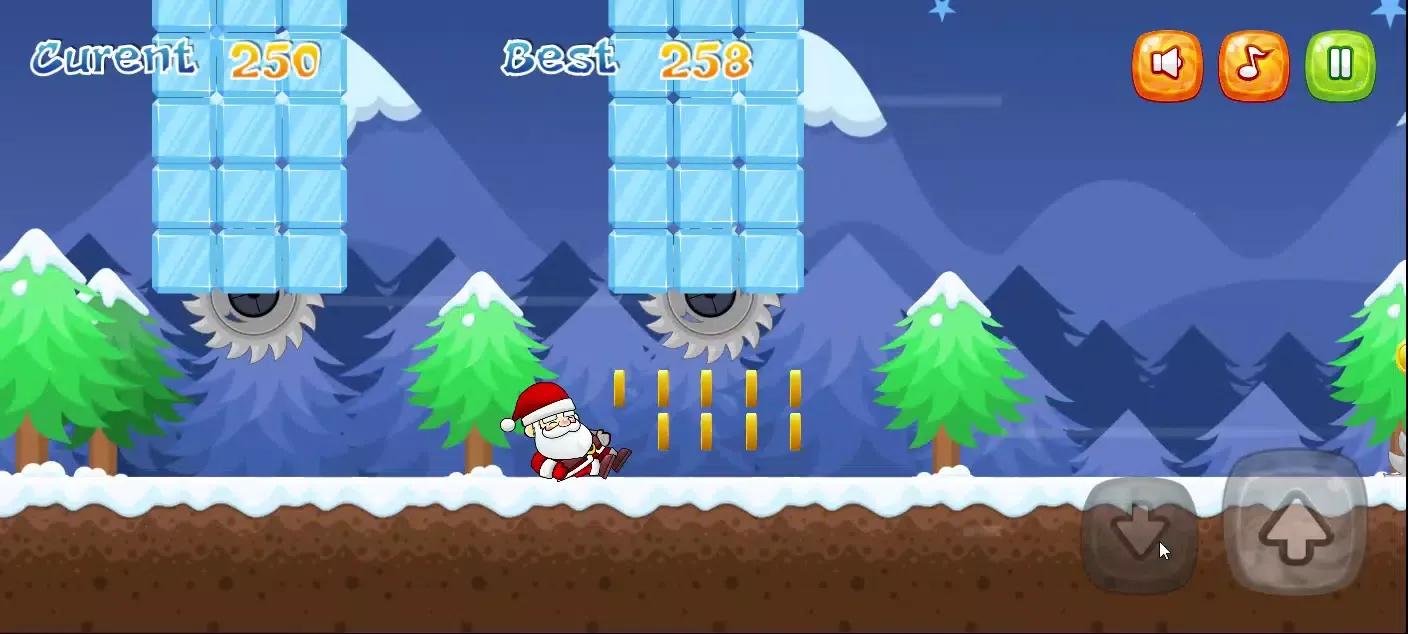 Zrzuty ekranu Santa Runner