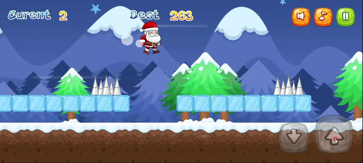 Zrzuty ekranu Santa Runner